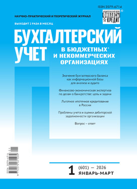 Бухгалтерский учет в бюджетных и некоммерческих организациях