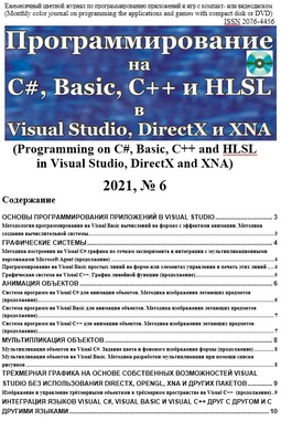 Программирование на C#, Basic, C++ и HLSL в Visual Studio, DirectX и XNA