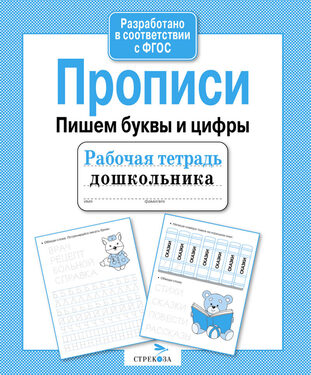 Рабочая тетрадь дошкольника. Серия образовательных тетрадей