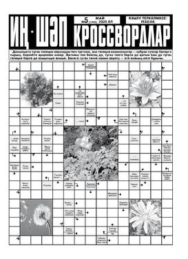 Ин шэп кроссвордлар / Самые лучшие кроссворды (на татарском языке)